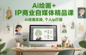 Ai绘画课程《Ai绘画+IP商业自媒体实操精品课》夸克网盘下载